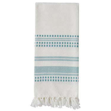 Kyla Woven Towel - Aqua Set of 2 Park Designs - The Fox Decor